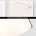 thumbnail image 3 of Cuaderno RETTACY reglas, 2 unidades - Cuadernos cuero gruesos, 376 páginas numeradas, tapa dura, papel 100gsm 5.75'' × 8.38'', 3 of 3