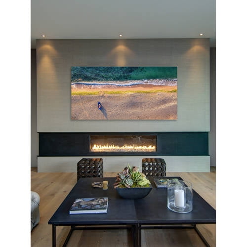 "One Canoe" Painting Print on Wrapped Canvas