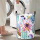 thumbnail image 5 of Fotbe Cactus Cesto de Ropa con Asas, Cesto Impermeable de Gran Capacidad, Bolsa de Lavado para Dormitorio, Cesto de Ropa con Ruedas y Asas-Small, 5 of 6
