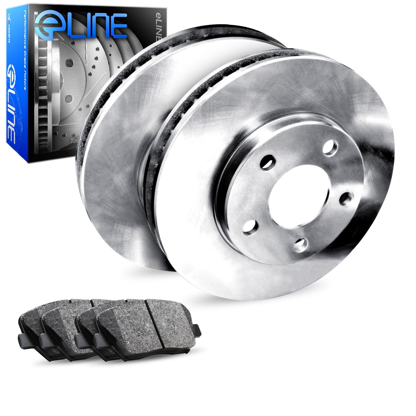 [REAR] eLine Replacement Brake Rotors & SemiMet Brake Pads REB.4210702
