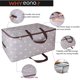 thumbnail image 4 of Bolsas para ropa, bolsa de almacenamiento organizadora gruesa impermeable de gran tamaño, bolsa de viaje, gris, 4 of 5