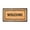 Beige Welcome, variant on A1HC 24"x48" Green Three Tree Coir & Rubber Doormat, Durable Non-Slip Thin Large Welcome Mat for Front Door & High Traffic Areas