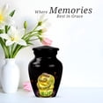 thumbnail image 4 of Snake black Urn for Human Ashes Adults - 1 large Urns for Human Ashes Male & Female - Memorial Cremation Urns for Man & Woman - set of 4 small keepsake urns mother, 10 Inch, 4 of 7