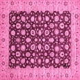 thumbnail image 1 of Ahgly Company Indoor Square Oriental Pink Traditional Area Rugs, 8' Square, 1 of 4