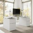 thumbnail image 3 of Stratus 72W Standing Desk with Drawers in White - Engineered Wood, 3 of 8