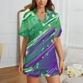 thumbnail image 2 of Sdmnsg-T Chicken And Rooster Women Pajama Set Short Sleeve Comfy Pjs Sets 2 Piece Lounge Set, 2 of 8