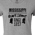 thumbnail image 4 of Inktastic Mississippi Awesome Since 1836 Women's T-Shirt, 4 of 5