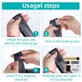 thumbnail image 5 of 46PCS Tube Patch Kit Self-Adhesive Patches Metal Rasp and Lever Kit Portable Outdoor Cycling Bike Tire Repair Tools, 5 of 5