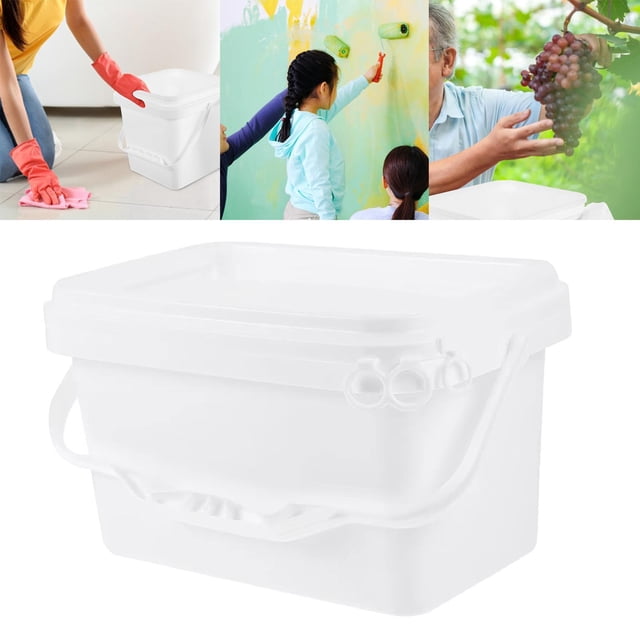 Cubo de pintura Portátil Macarena Organizador de pintura Resistente Práctico 16,5 cm
