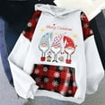 thumbnail image 5 of Aloohaidyvio Hoodies,Christmas Plaid Print Graphic Sweatshirt for Women Long Sleeve Pullover Shirt Blouse, 5 of 5