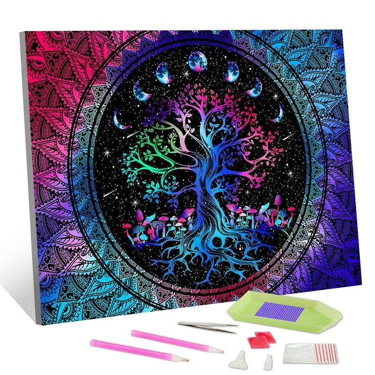 DIY Mandala Craft Kit, Mandala Layered Art Kit, DIY Paint Kit