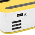thumbnail image 4 of Mini projecteur LED WiFi USB 1080P, haut-parleur intégré, projecteur portable pour la maison, le camping, les voyages, prise 100-240 V., 4 of 4