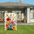 thumbnail image 3 of AMHNF Linen Garden Flag for Spring Summer Home Outdoor Garden Yard Door Decor 12x18 inch, 3 of 5