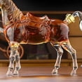 thumbnail image 2 of Fmxomd Whiskey Decanter Set, Horse Animal Wine Decanter for Men, Husbands & Bourbon Lovers, Personalized Glass Liquor Dispenser for Bourbon Whiskey Scotch Rum Tequila (Horse), 2 of 9