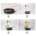 thumbnail image 5 of Juego de 3 arreglos florales de rana japonesa Ikebana Kenzan Kit 2,4 rana floral redonda Moribana+1,6 cuadrado Ikebana Kenzan+2,1 x1,4 rectángulo Pin rana, 5 of 5