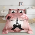 thumbnail image 2 of Castle Fairy Dreamy Black Bowknot Full Size Comforter Sets,Valentine's Day Bedding Sets, 2 of 8