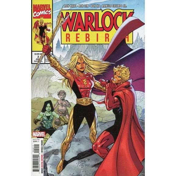Warlock: Rebirth #2 VF ; Marvel Comic Book