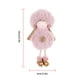thumbnail image 5 of Colgante de árbol de Navidad que cuelga el juguete decorativo del ornamento del festival del terciopelo de la muñeca para la oficina en casa, rosa Eigraketly HA001213-02, 5 of 6