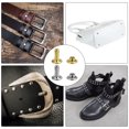 thumbnail image 5 of 100 Sets Leather Rivets 3 Size Metal with 3 Setter Tools, Bronze Tone, 5 of 6