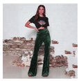 thumbnail image 1 of Pantalones largos de mujer de primavera y otoño, micropantalones de mujer europeos y americanos, pantalones anchos casuales de terciopelo dorado de cintura alta para mujer, 1 of 6