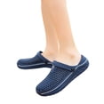 thumbnail image 4 of Men Slipper Solid Clogs Lightweight Eva Casual On Clogs Clogs Men Women Lightweight Garden Shoes Mules Unisex Garden Clogs Sandals Blue CN:40/US:7.5, 4 of 9