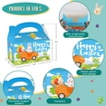 thumbnail image 7 of WaaHome 12Pcs Easter Treat Boxes Happy Easter Decorative Paper Gift Box Kids Easter Party Favor Eggs Bunny Chick Containers Easter Candy Cake Cookie Holder with Handle for Kids School Classroom Party, 7 of 7