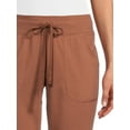 thumbnail image 4 of Athletic Works Women's Athleisure Core Knit Pants Available in Regular and Petite, 4 of 5