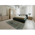 thumbnail image 4 of Ahgly Company Indoor Square Abstract Charcoal Gray Abstract Area Rugs, 3' Square, 4 of 6