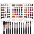 thumbnail image 1 of Paleta de maquillaje UCANBE de 86 colores con 15 pinceles, 1 of 7