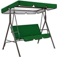 thumbnail image 1 of Durable Swing Set Fabric Garden Swing Waterproof Canopy Replacement Simple Installation Uv-proof Outdoor Patio Swing Sun Shade Seat Cover Set, 1 of 8