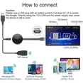 thumbnail image 5 of Wireless HDMI Display Adapter WiFi Display Dongle Portable 1080P TV Receiver Airplay Dongle Screen Mirroring from Phone to Big Screen Compatible with, 5 of 5