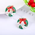 thumbnail image 3 of Pendientes navideños para mujer, pendientes navideños, joyas de regalo, 3 of 5