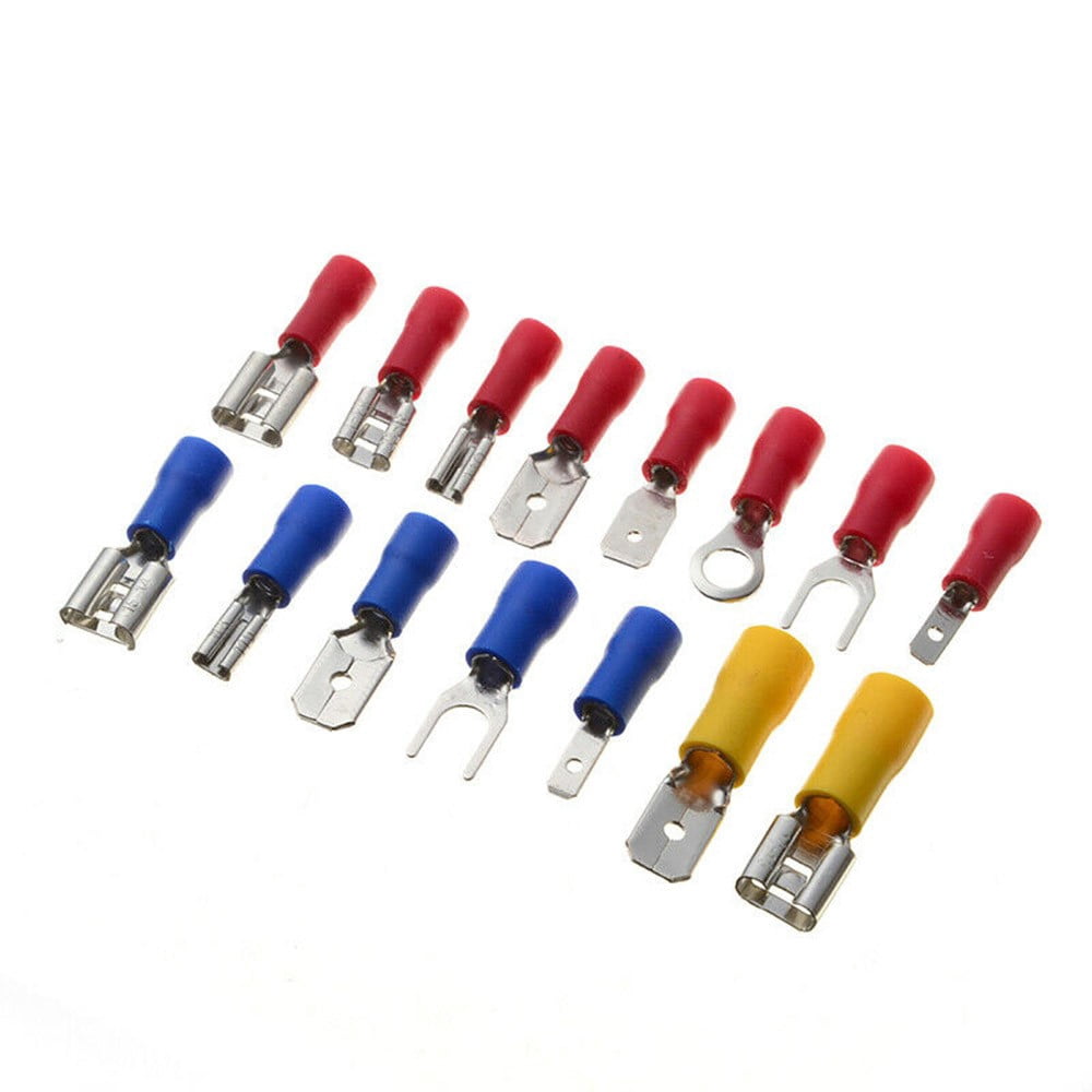280Pcs Assorted Crimp Spade Terminal Insulated Electrical Wire Connector Kit Set