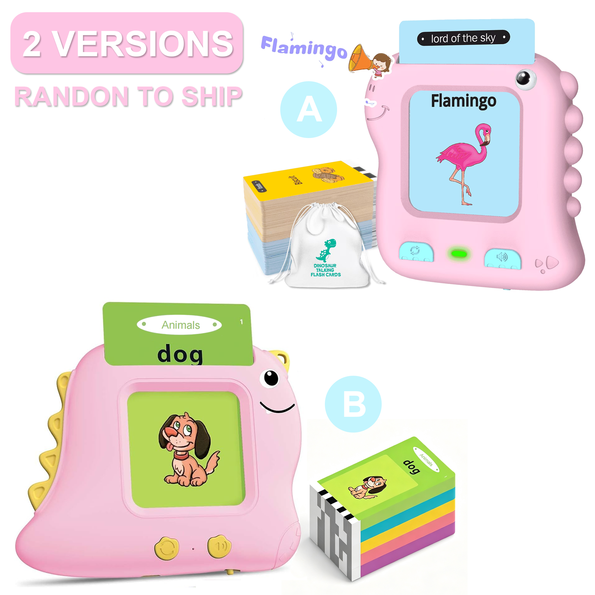 Richgv Talking Flash Cards Dinosaur Toy Learning Set photo 2