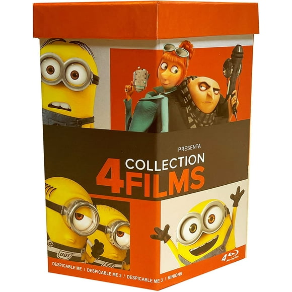 Boxset Mi Villano Favorito 1 2 3 + Minions 4 Peliculas Blu-ray