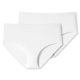 thumbnail image 1 of SCHIESSER Calzoncillos para Damas 2-Pack - Slip Midi, Cotton Stretch, lisos Blanco L (Large), 1 of 4