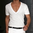 thumbnail image 2 of BOBOGOJP T-Shirts pour Hommes Basiques en Coton Doux à Manches Courtes Col Rond (Blanc,G), 2 of 5