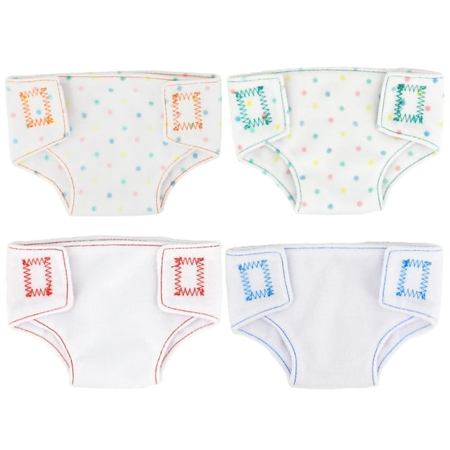4 piezas de ropa interior decorativa para muñecas, accesorios para vestir muñecas.