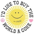 thumbnail image 2 of Men's Coca Cola Unity Sunshine Logo  Graphic T-Shirt, 2 of 5