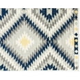 thumbnail image 5 of Soleil BR30B Kilim Navy Tribal Moroccan navy Area Rug, 4'x6', 5 of 9