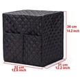 thumbnail image 3 of Cubierta De La Máquina De Café Tela De Algodón Negro Cafetera Cubierta Impermeable Contra El Polvo Con Bolsa De Almacenamiento Protector De Cafetera Lavable A Máquina Para Tienda De Cocina Inevent HA019894-00, 3 of 7