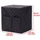 thumbnail image 3 of Cubierta De La Máquina De Café Tela De Algodón Negro Cafetera Cubierta Impermeable Contra El Polvo Con Bolsa De Almacenamiento Protector De Cafetera Lavable A Máquina Para Tienda De Cocina Cateissary HA019894-00, 3 of 7