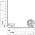 thumbnail image 3 of Gem Stone King 925 Sterling Silver and 10K Yellow Gold Round White Zirconia 3 Stone Ring for Women (1.25 Cttw, Size 9), 3 of 3