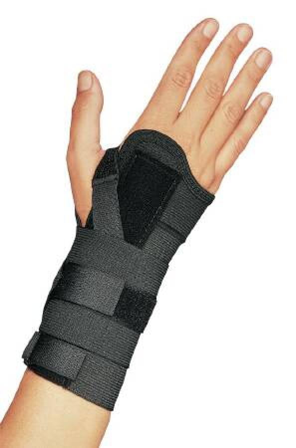 ProCare Wrist Brace, Universal, Black, Medium, 1 Count