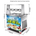 thumbnail image 2 of Máquina comercial para hacer yogur frito de 220 V, máquina grande para hacer helados recién hechos, rollos de helado fritos, 1600 W, 2 of 5
