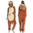 thumbnail image 3 of Unisex Adults Cosplay Costume Animal Lion Pajama Onesie Kigurumi Jumpsuit Sleepwear, 3 of 3