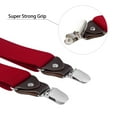thumbnail image 2 of Buyless Fashion 2 Pack Suspenders for Men - 48" Elastic Adjustable Straps 1 1/4" - Y Shape, 2 of 7