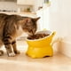 thumbnail image 1 of Elevated Cat Food Bowl Large Capacity Whisker Fatigue Relief Anti Vomit Slow Feeder Pet Dish for Indoor Cats with Stand and Mat, 1 of 6