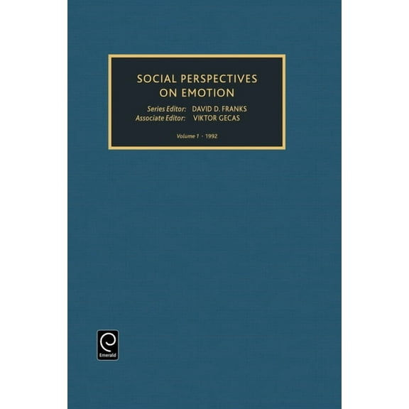 Social Perspectives on Emotion Social Perspectives on Emotion, Book 1, (Hardcover)
