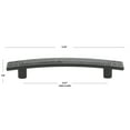 thumbnail image 4 of GlideRite 3-3/4 in. Center-Center Hammered Mission Style Cabinet Pull, Matte Black - 4244, 10 Pack, 4 of 4